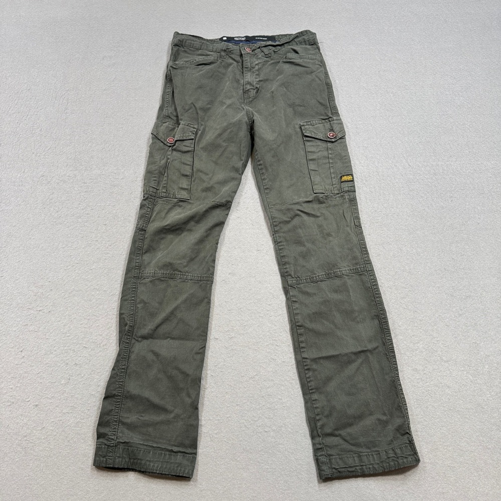 G-Star Raw Cargo Pants Women's 30 Olive Green Straight Leg Slim Utility Hiking